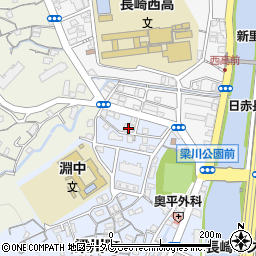 カンサイ長崎営業所周辺の地図