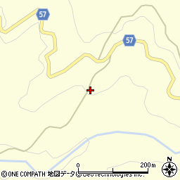 熊本県上益城郡御船町田代3280周辺の地図