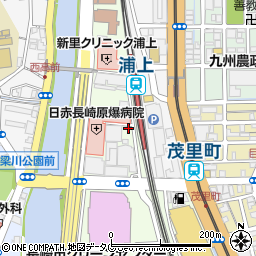 日本調剤　浦上薬局周辺の地図