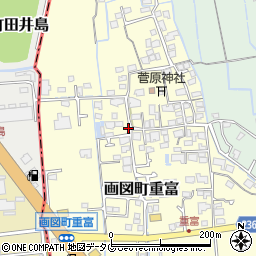熊本県熊本市東区画図町大字重富周辺の地図