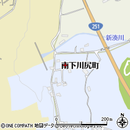 長崎県島原市南下川尻町9380-16周辺の地図