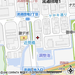 株式会社あらた　熊本支店周辺の地図