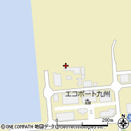 熊本県熊本市西区新港周辺の地図