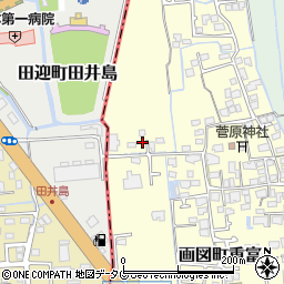 熊本ファミリー水道周辺の地図