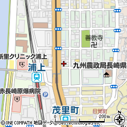 株式会社浦上タクシー　事務所周辺の地図