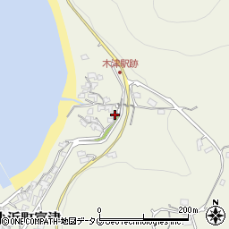 長崎県雲仙市小浜町富津323周辺の地図