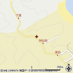 高知県土佐清水市津呂25周辺の地図