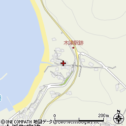 長崎県雲仙市小浜町富津187周辺の地図