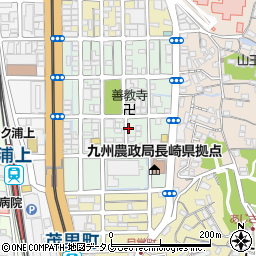 リパーク長崎岩川町第２駐車場周辺の地図