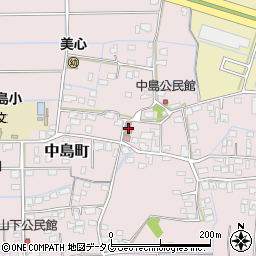 中島地域コミュニティセンター周辺の地図