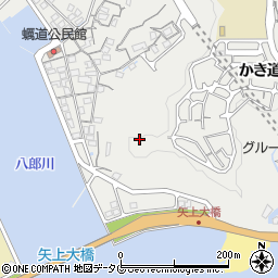 長崎県長崎市かき道1丁目17周辺の地図