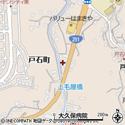 長崎県長崎市戸石町1455-1周辺の地図