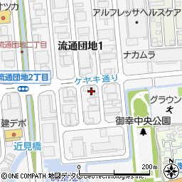 株式会社アクシス九州周辺の地図