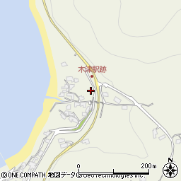 長崎県雲仙市小浜町富津193周辺の地図