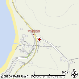 長崎県雲仙市小浜町富津195周辺の地図