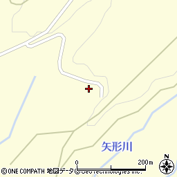 熊本県上益城郡御船町田代7168周辺の地図