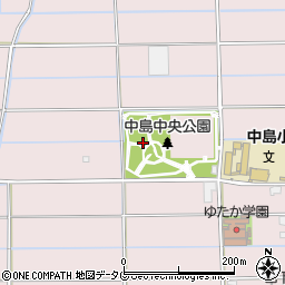 中島中央公園トイレ周辺の地図
