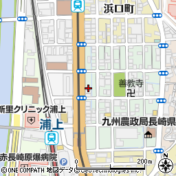 鳥現 浦上駅前店周辺の地図