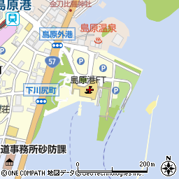 島原港ＦＴ（熊本フェリー）周辺の地図