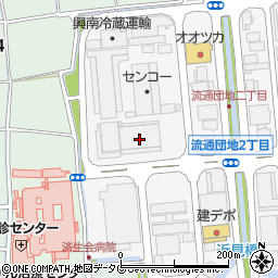 九州産交運輸株式会社トランクルーム事業所周辺の地図