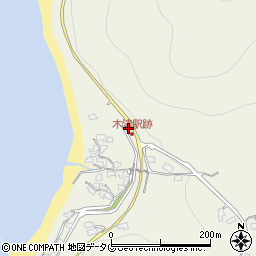 長崎県雲仙市小浜町富津153周辺の地図