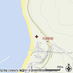 長崎県雲仙市小浜町富津164周辺の地図