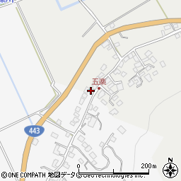 熊本県上益城郡益城町赤井236周辺の地図