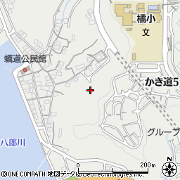 長崎県長崎市かき道1丁目18周辺の地図