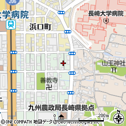 山田クリーニング店周辺の地図