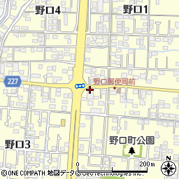 ファミリーマート熊本野口店周辺の地図