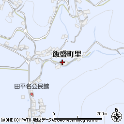 長崎県諫早市飯盛町里1508-1周辺の地図