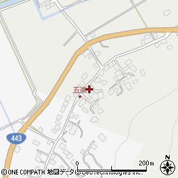熊本県上益城郡益城町赤井256周辺の地図
