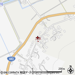熊本県上益城郡益城町赤井229周辺の地図