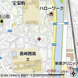 長崎県長崎市宝栄町8-5周辺の地図