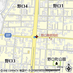 熊本県熊本市南区野口周辺の地図