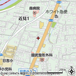 熊本自工周辺の地図