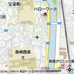 長崎県長崎市宝栄町8周辺の地図