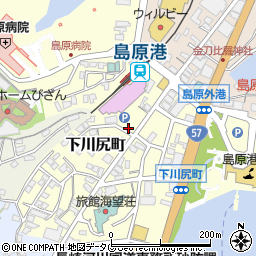 〒855-0861 長崎県島原市下川尻町の地図