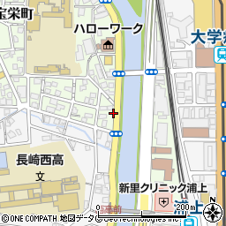 長崎県長崎市宝栄町1周辺の地図