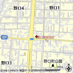 熊本県熊本市南区野口町周辺の地図