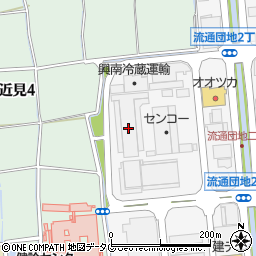 久留米運送熊本支店周辺の地図