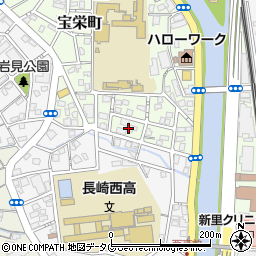 長崎県長崎市宝栄町9周辺の地図