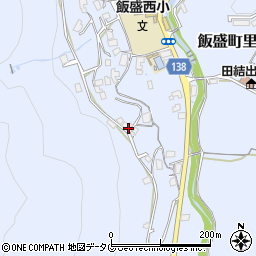 長崎県諫早市飯盛町里399-2周辺の地図