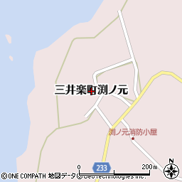 長崎県五島市三井楽町渕ノ元周辺の地図