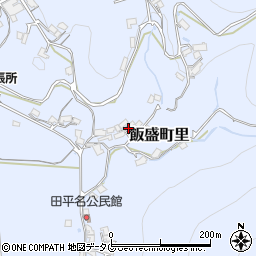 長崎県諫早市飯盛町里1533-5周辺の地図