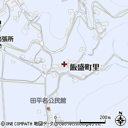 長崎県諫早市飯盛町里1532-1周辺の地図