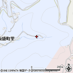 長崎県諫早市飯盛町里1284周辺の地図