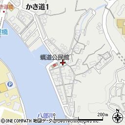 長崎県長崎市かき道1丁目7周辺の地図