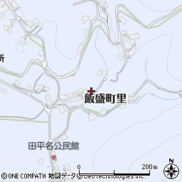 長崎県諫早市飯盛町里1535-5周辺の地図