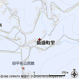 長崎県諫早市飯盛町里1535周辺の地図